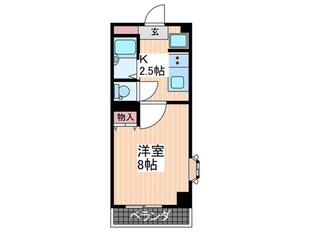 ウイング川内の物件間取画像